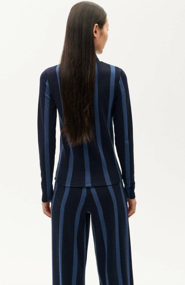 ELLEN TOP - navy dark heritage