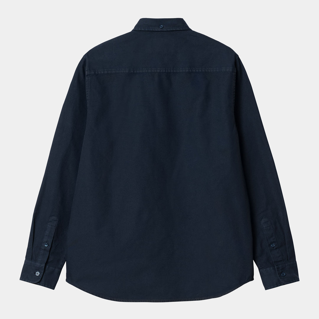 L/S Bolton Shirt - dark navy