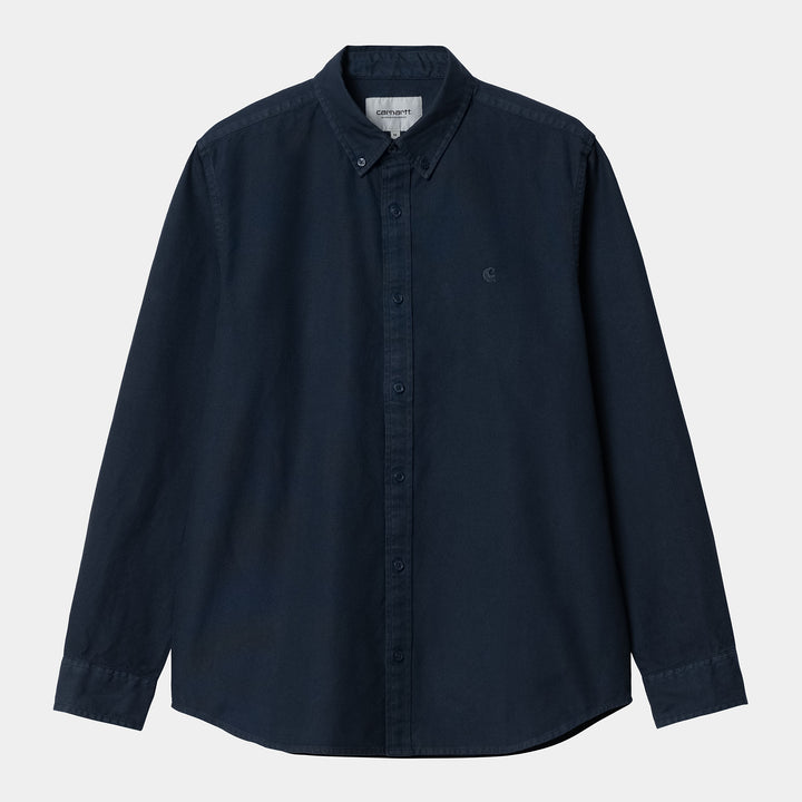 L/S Bolton Shirt - dark navy