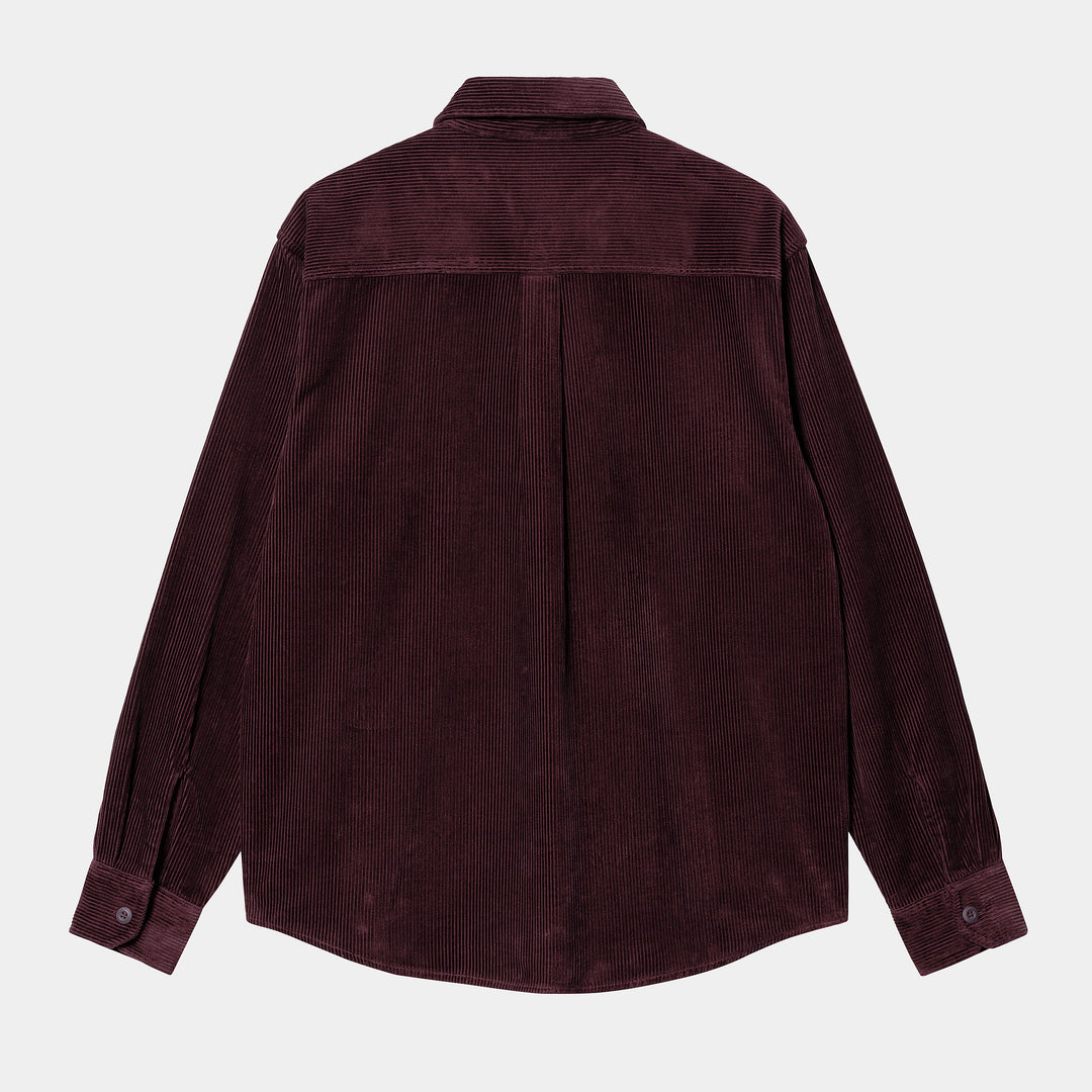 L/S Flint Shirt . Amarone