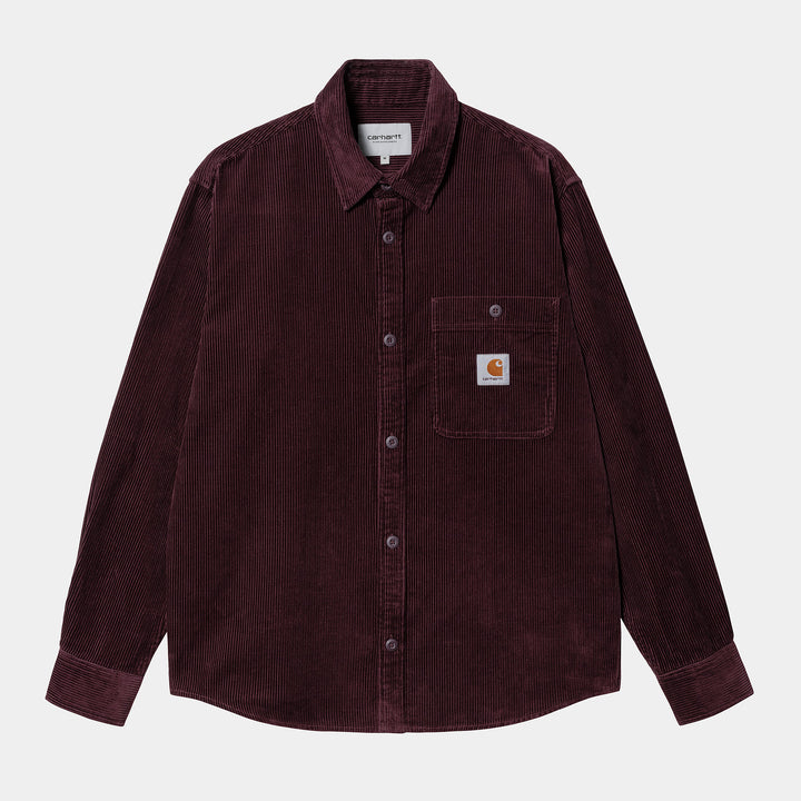 L/S Flint Shirt . Amarone