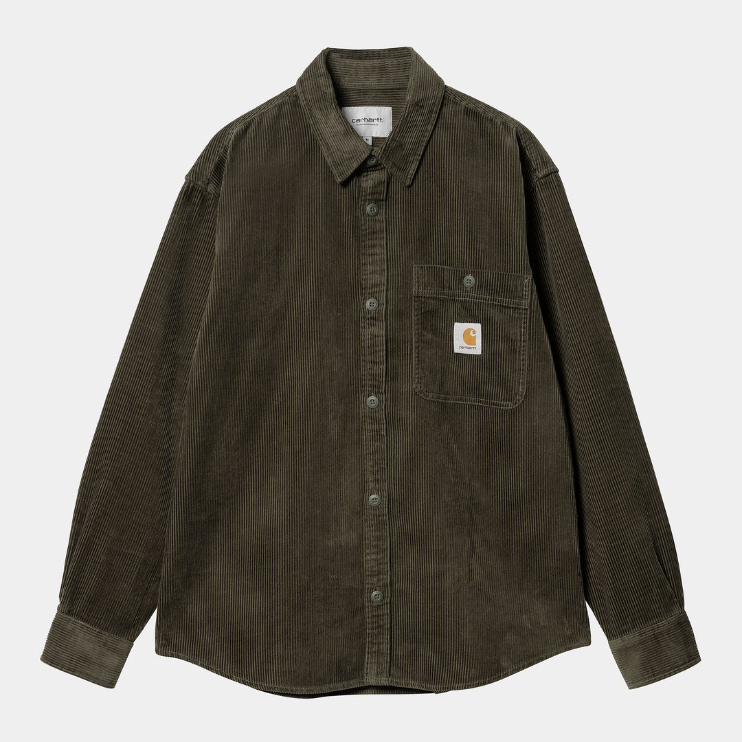 L/S Flint Shirt . plant rinsed