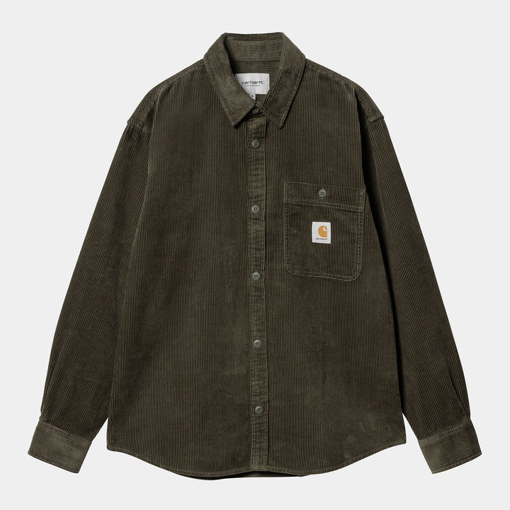 L/S Flint Shirt . plant rinsed