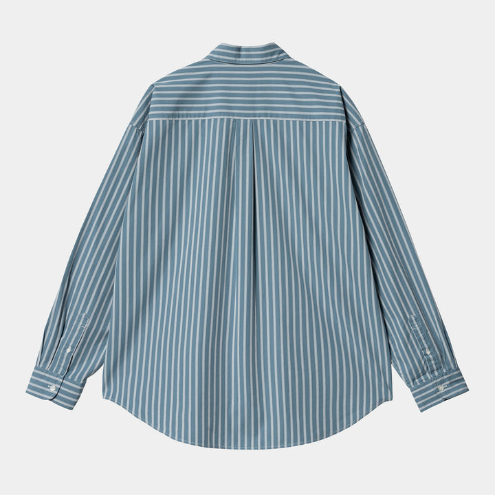 L/S Ligety Shirt - Ligety Stripe Vancouver blue