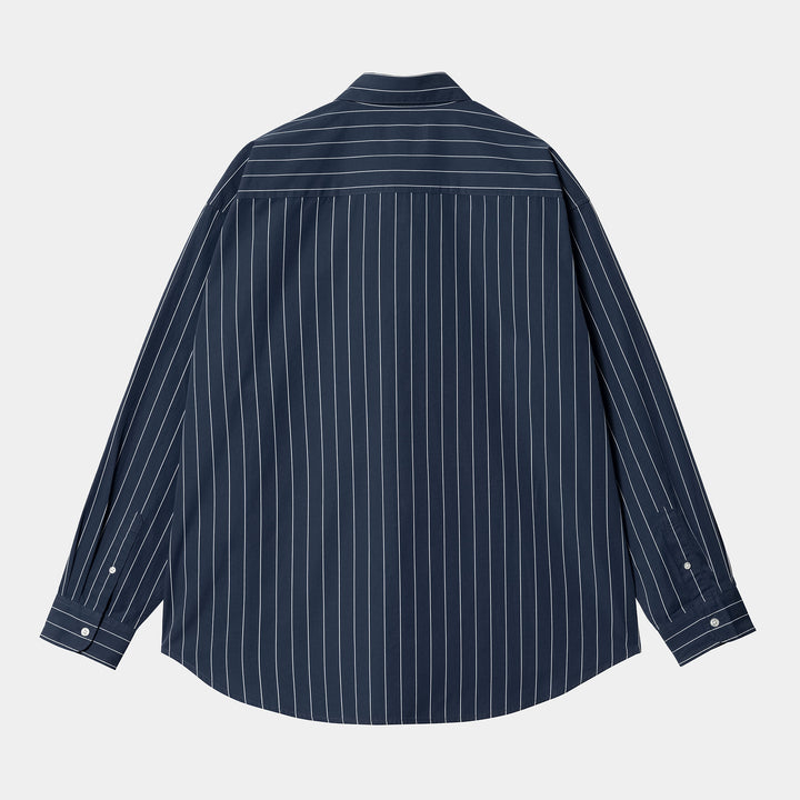 L/S Orlean Shirt - blue white