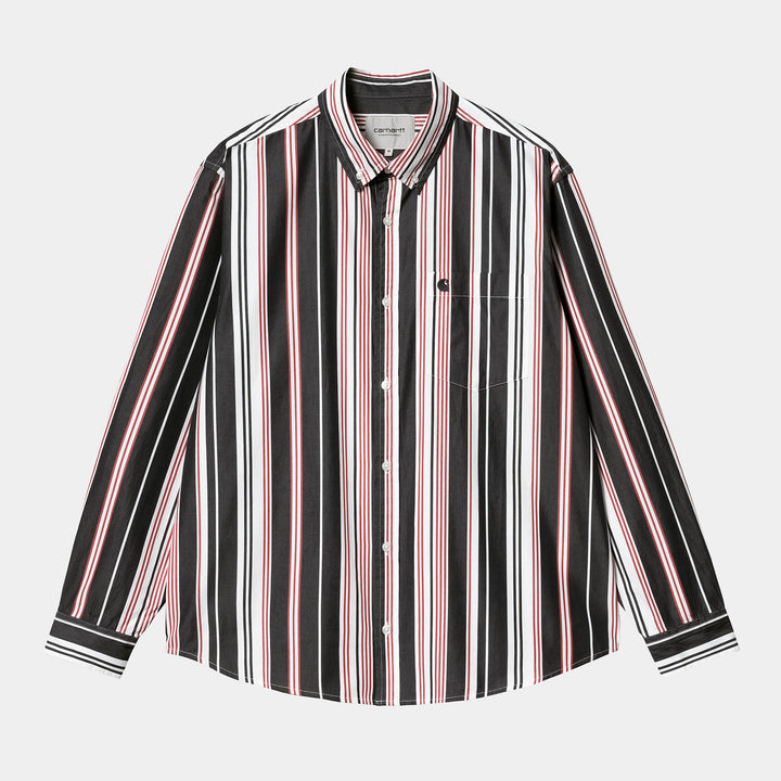 L/S Romero Shirt - arcade/dark navy