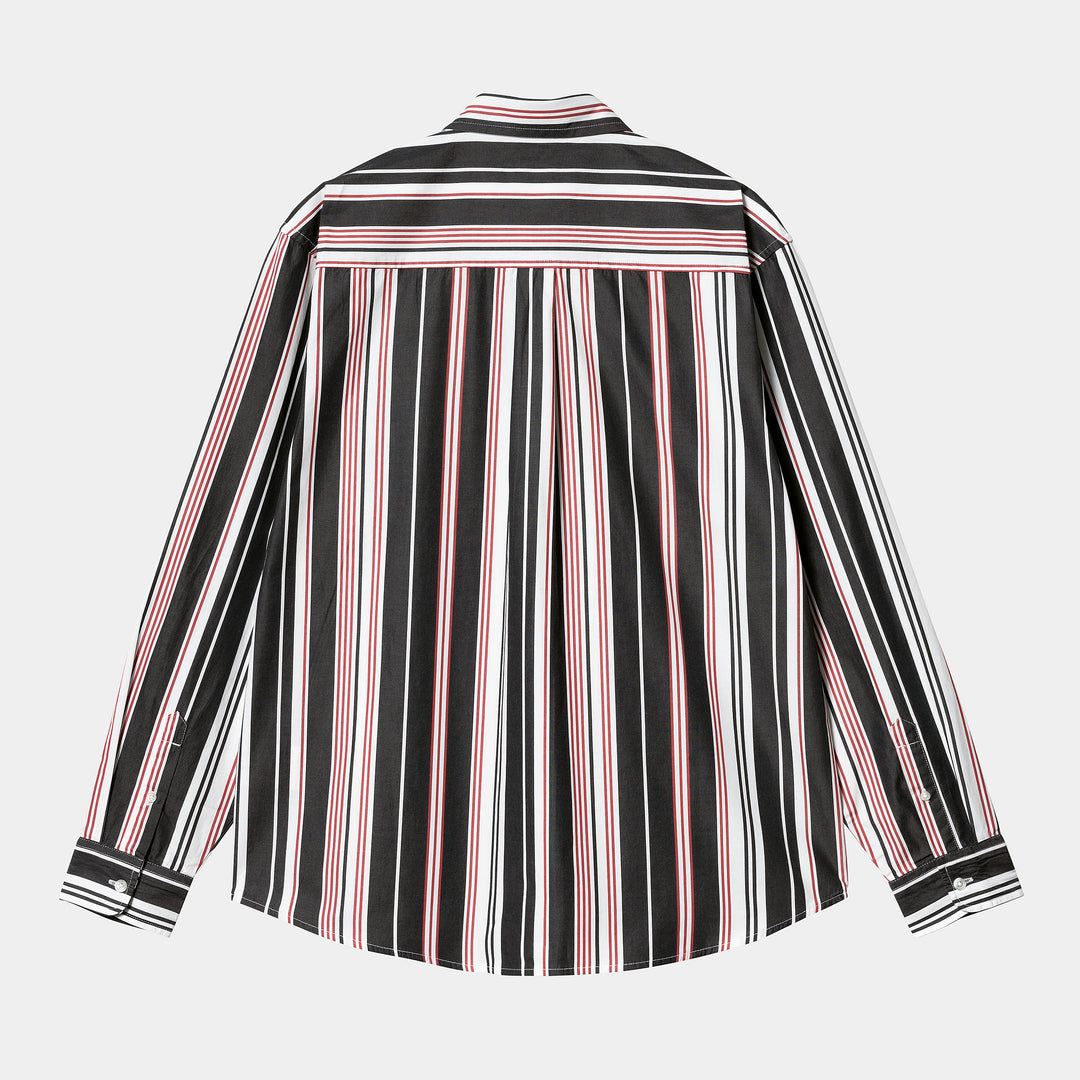 L/S Romero Shirt - arcade/dark navy
