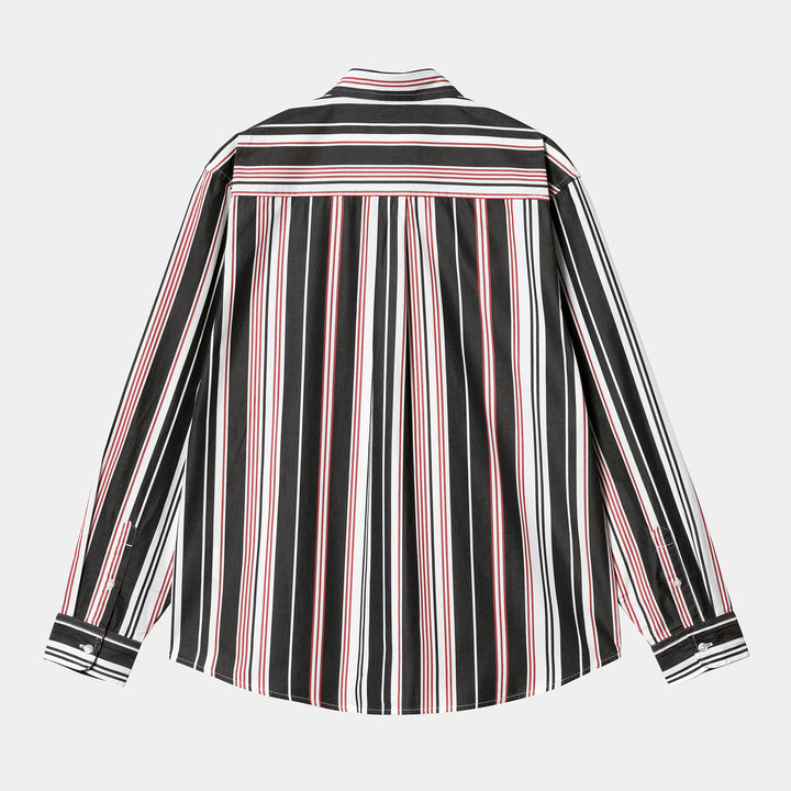 L/S Romero Shirt - arcade/dark navy