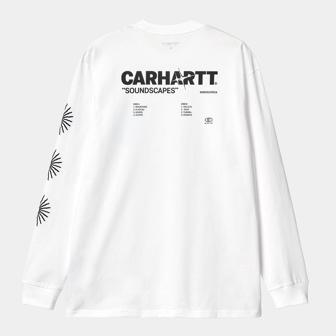L/S Soundscapes T-Shirt - white