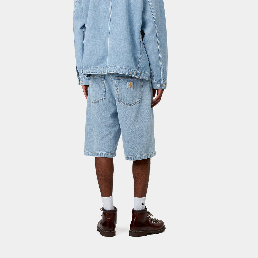 Landon Short 100 % Cotton Blue bleached