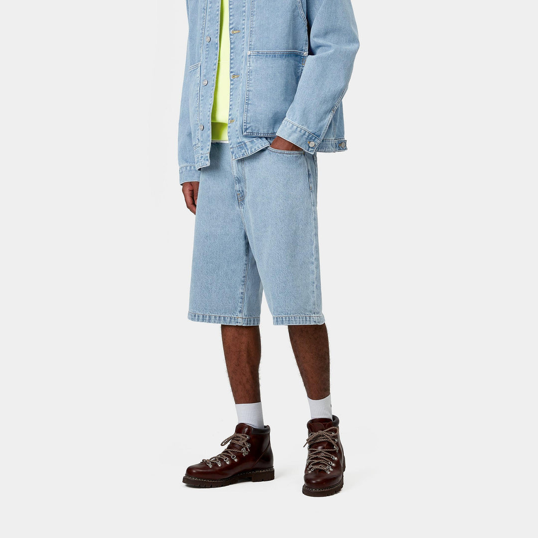Landon Short 100 % Cotton Blue bleached