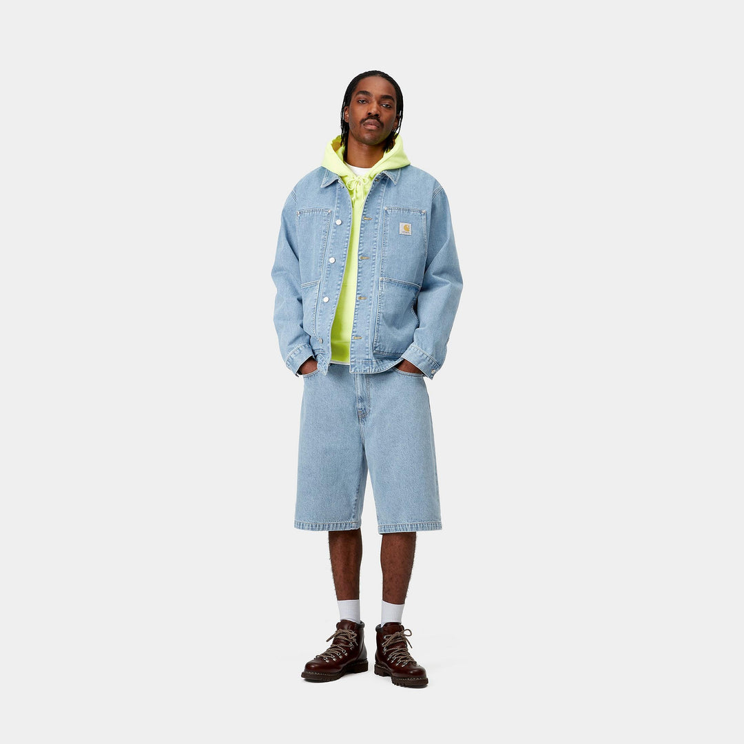 Landon Short 100 % Cotton Blue bleached
