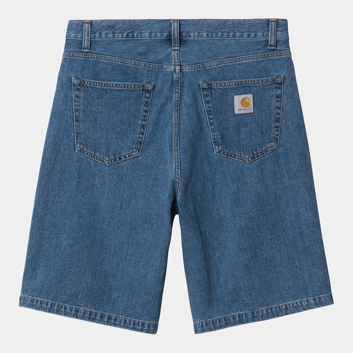 Landon Short 100 % Cotton Blue heavy stone wash