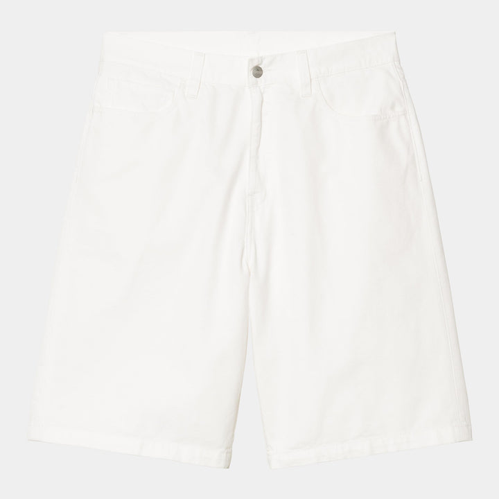 Landon Short 100 % Cotton Off-White rinsed no length