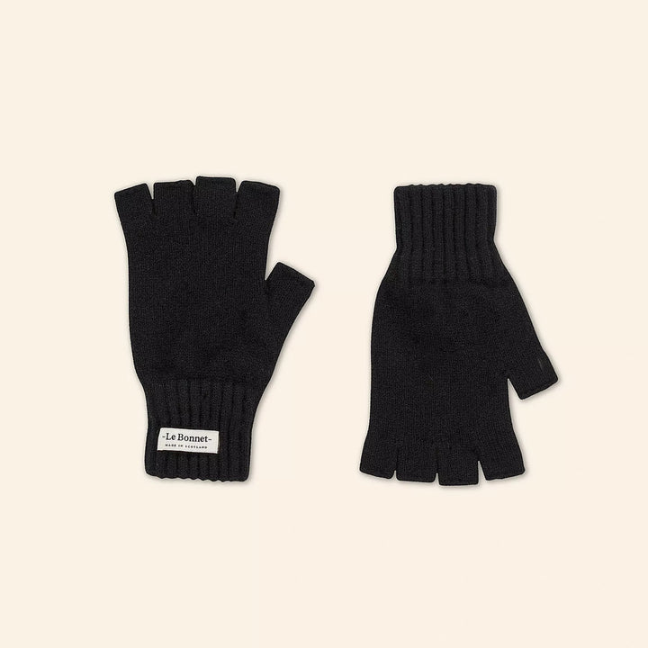 Gloves fingerless -onyx