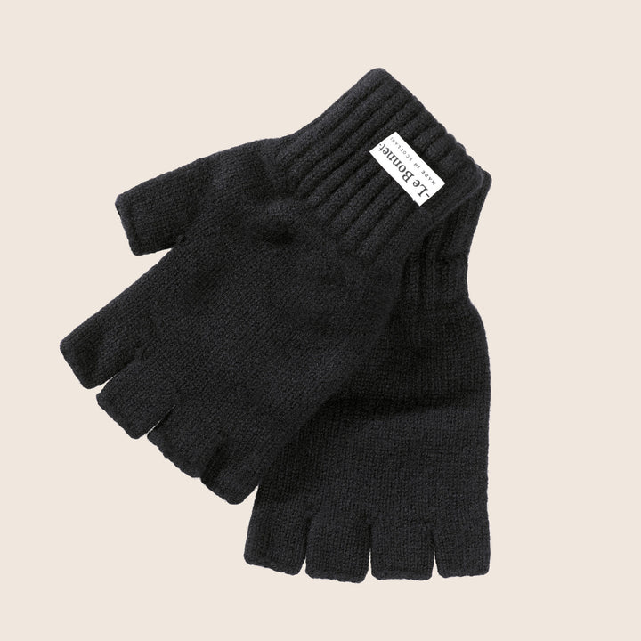 Gloves fingerless -onyx