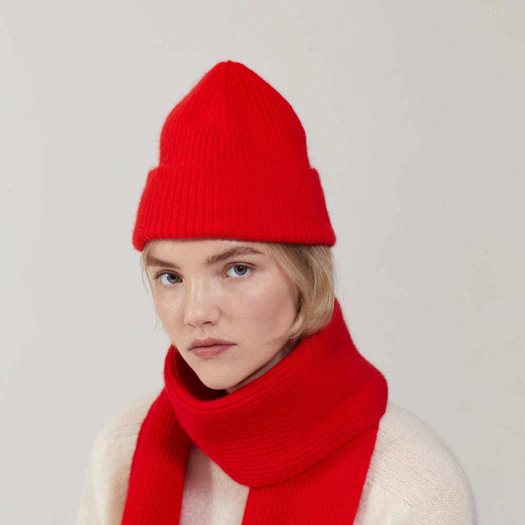 Scarf - crimson