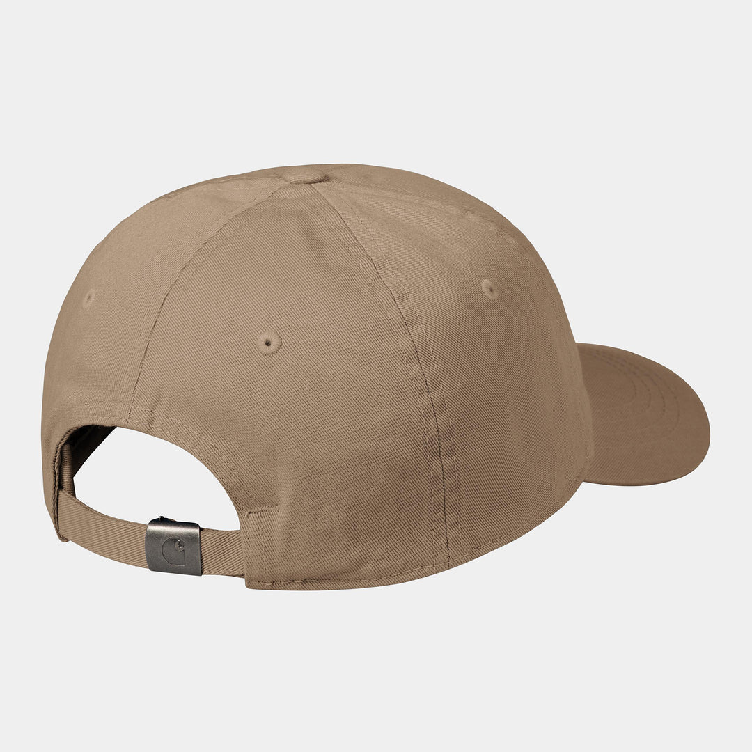 Madison Logo Cap - leather/white