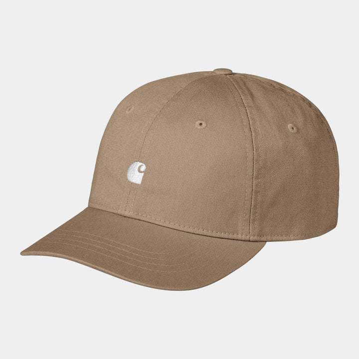 Madison Logo Cap - leather/white