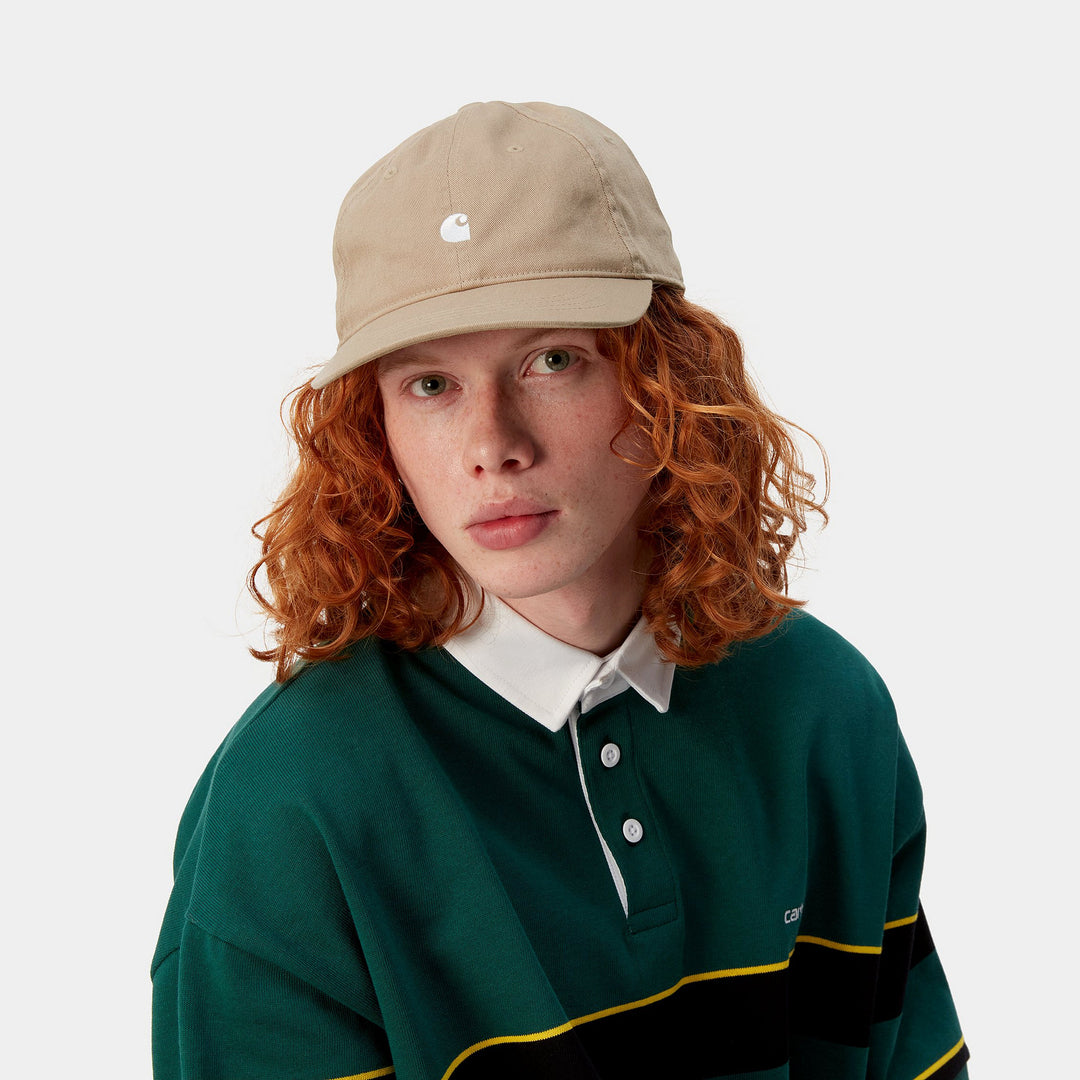 Madison Logo Cap -sable white