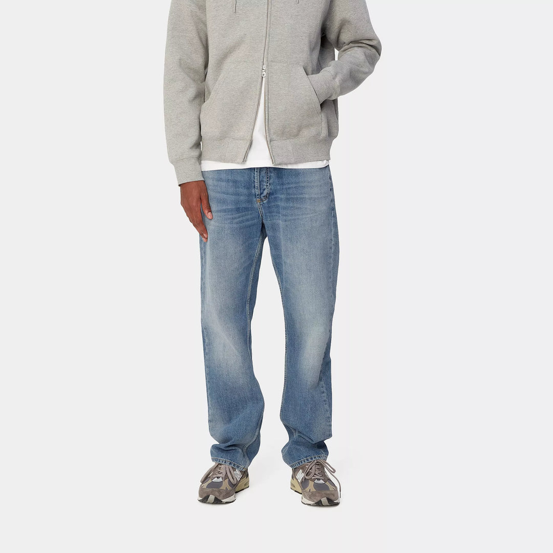 Marlow Pant 100 % Cotton Blue worn bleached L32