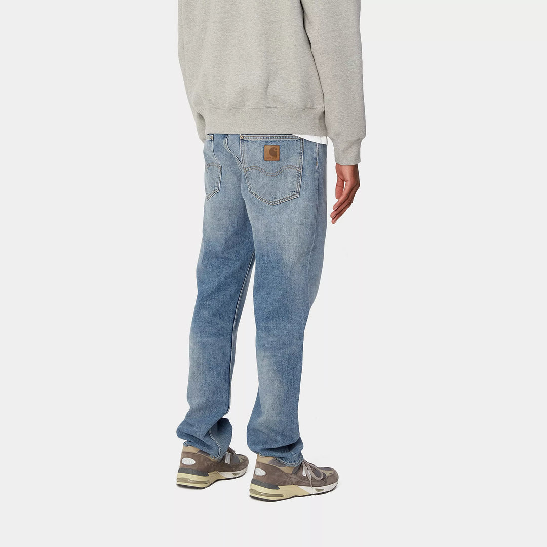 Marlow Pant 100 % Cotton Blue worn bleached L32