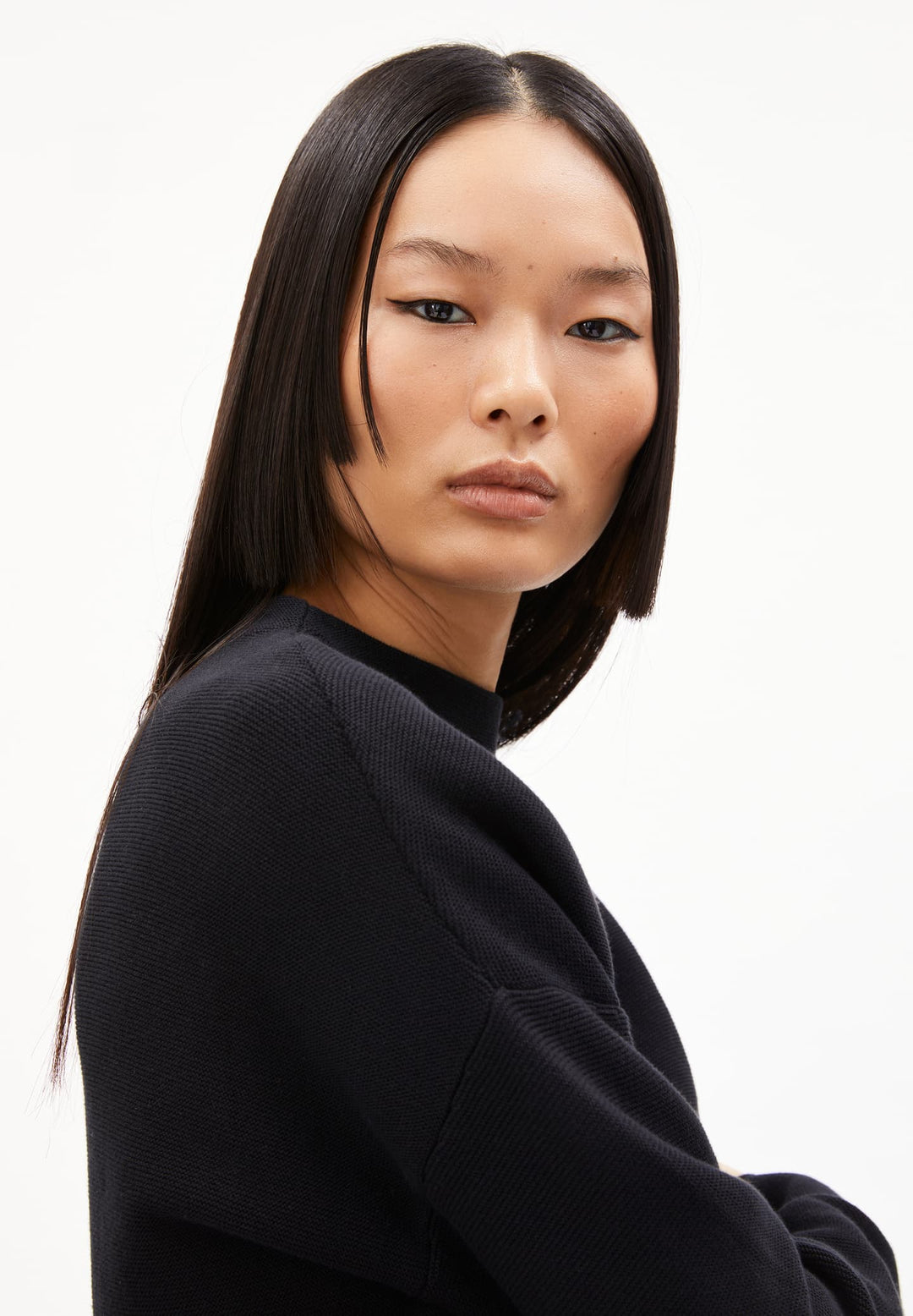 MERINAA LINKS LINKS SWEATER - black