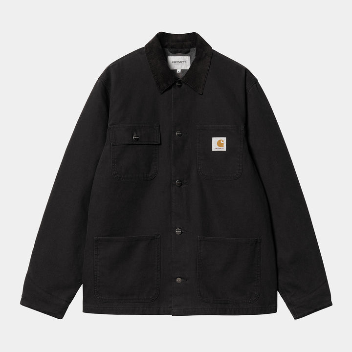 Michigan Coat - 100% Cotton black / blach heavy stone washed