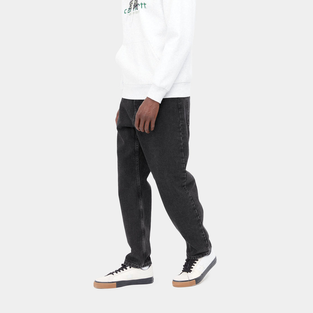 Newel Pant -  organic cotton black stonewashed