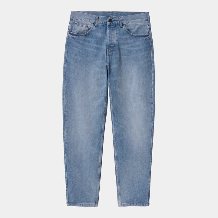 Newel Pant 100 % organic Cotton blue light used wash