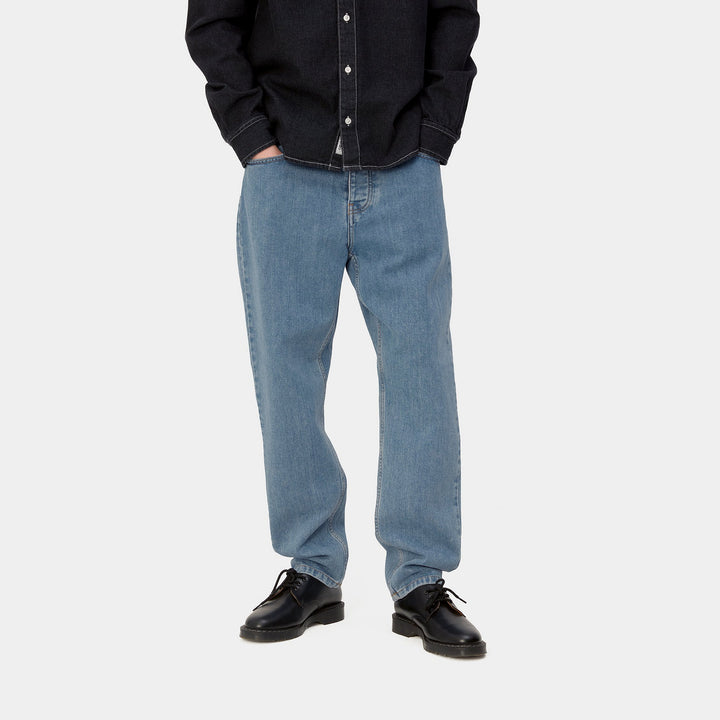 Newel Pant 100 % organic Cotton blue stone bleach