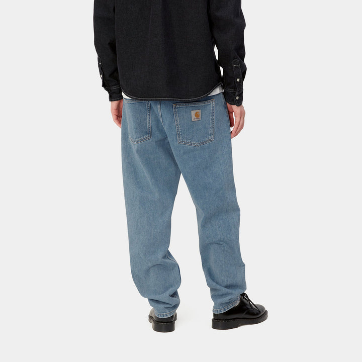 Newel Pant 100 % organic Cotton blue stone bleach