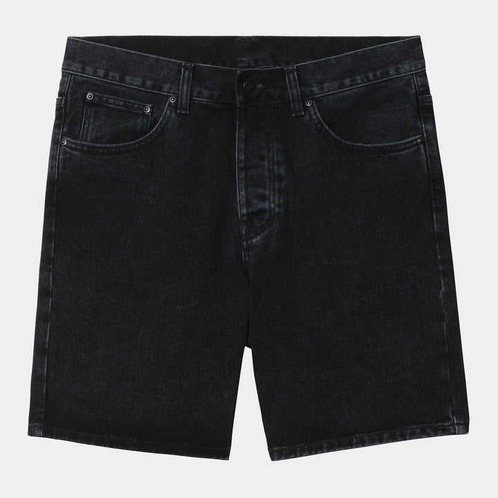 Newel Short 100 % Organic Cotton Black stone washed