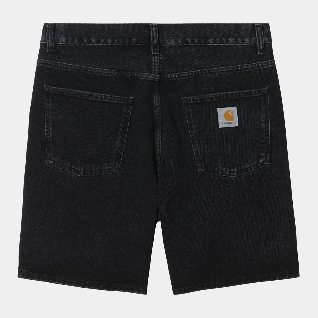 Newel Short 100 % Organic Cotton Black stone washed