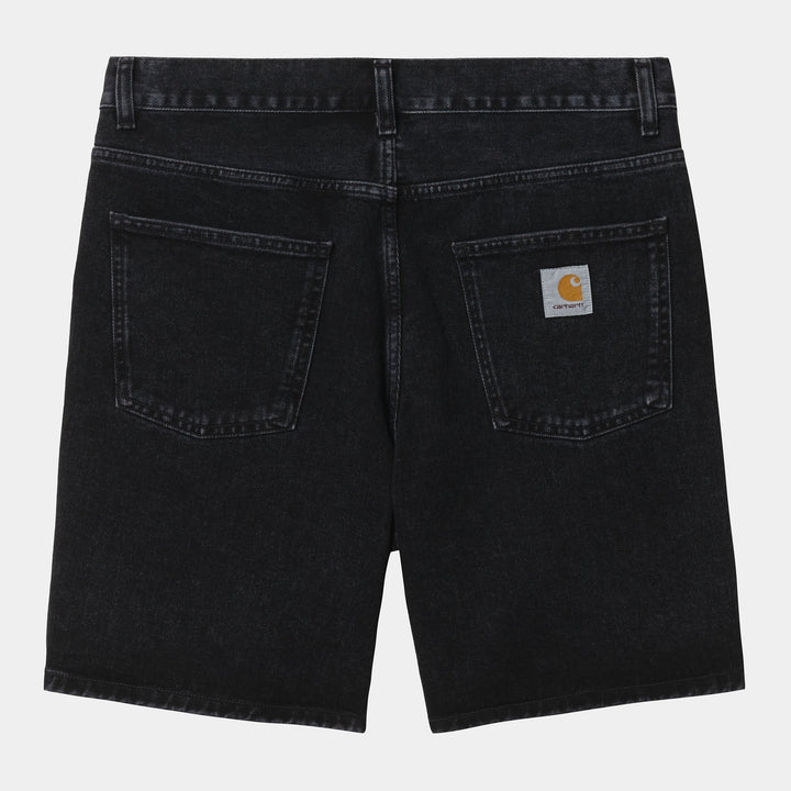 Newel Short 100 % Organic Cotton Black stone washed
