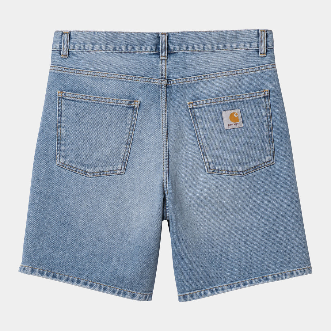 Newel Short 100 % Organic Cotton Blue light used wash