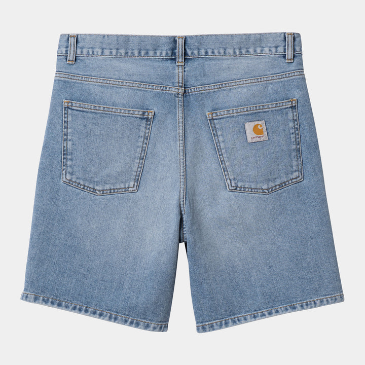 Newel Short 100 % Organic Cotton Blue light used wash
