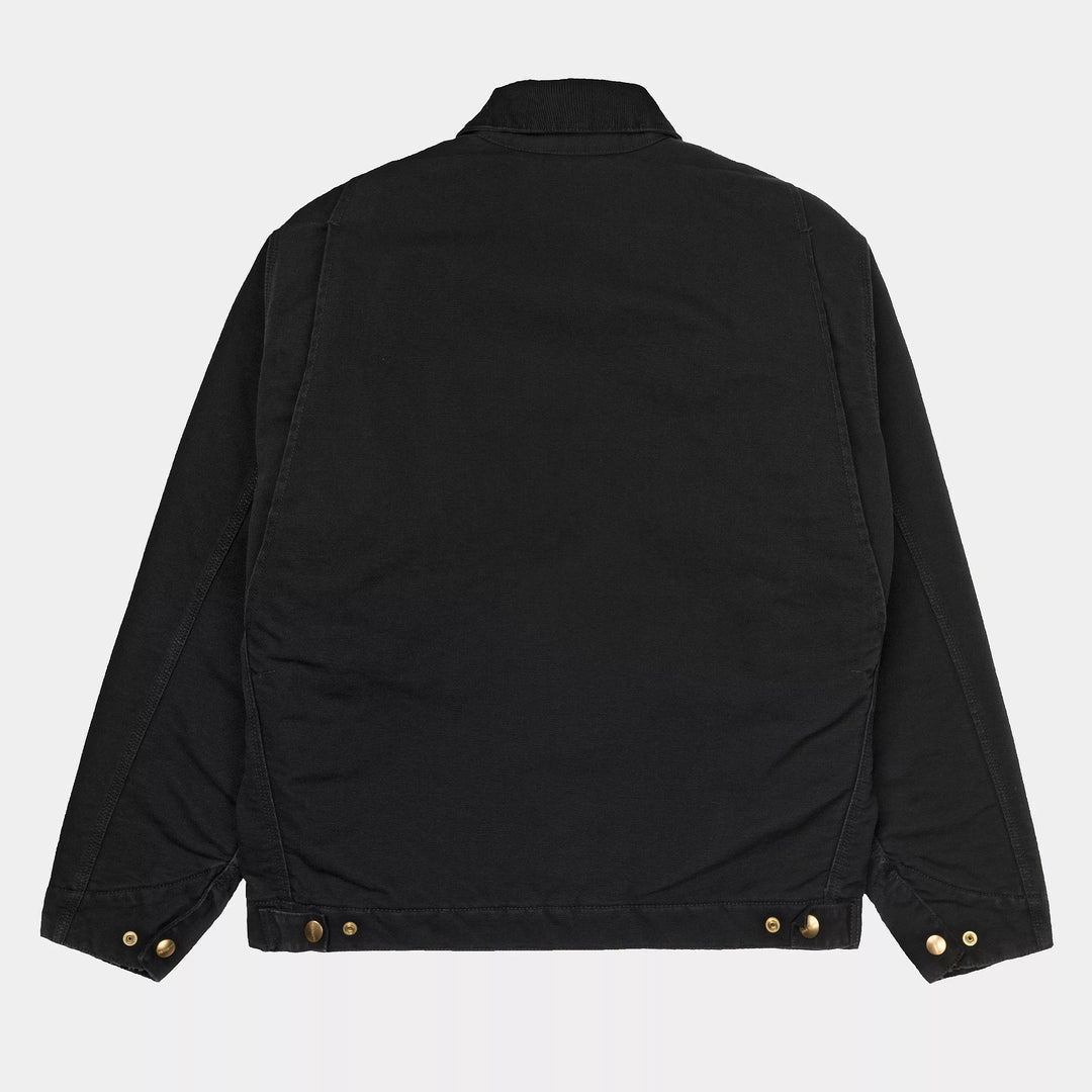 OG Detroit Jacket ( Winter ) 100 % Organic Cotton Black / Black aged canvas