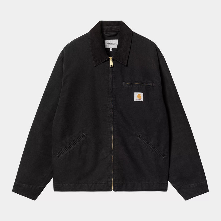 OG Detroit Jacket 100 % Organic Cotton Black / Black aged canvas