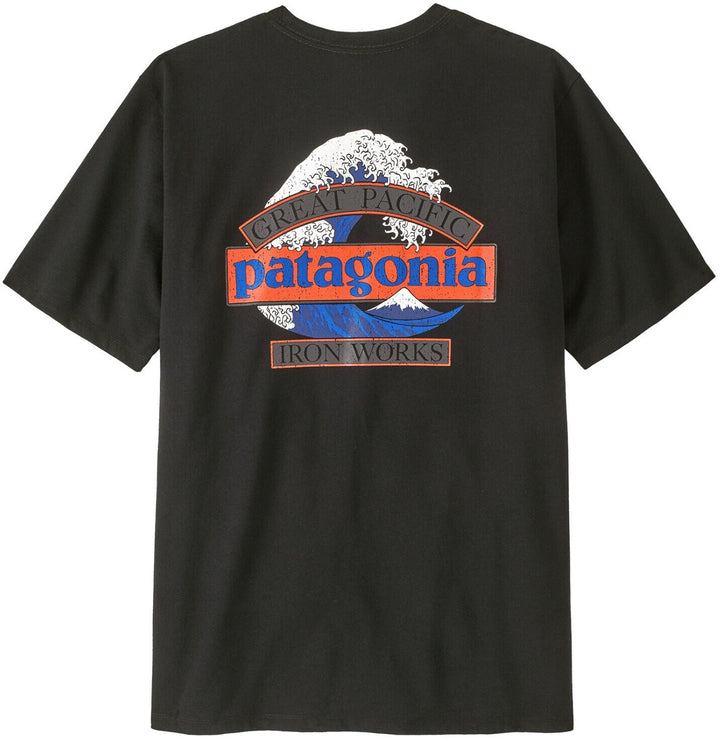 M's Great Waves Responsibili-Tee - black