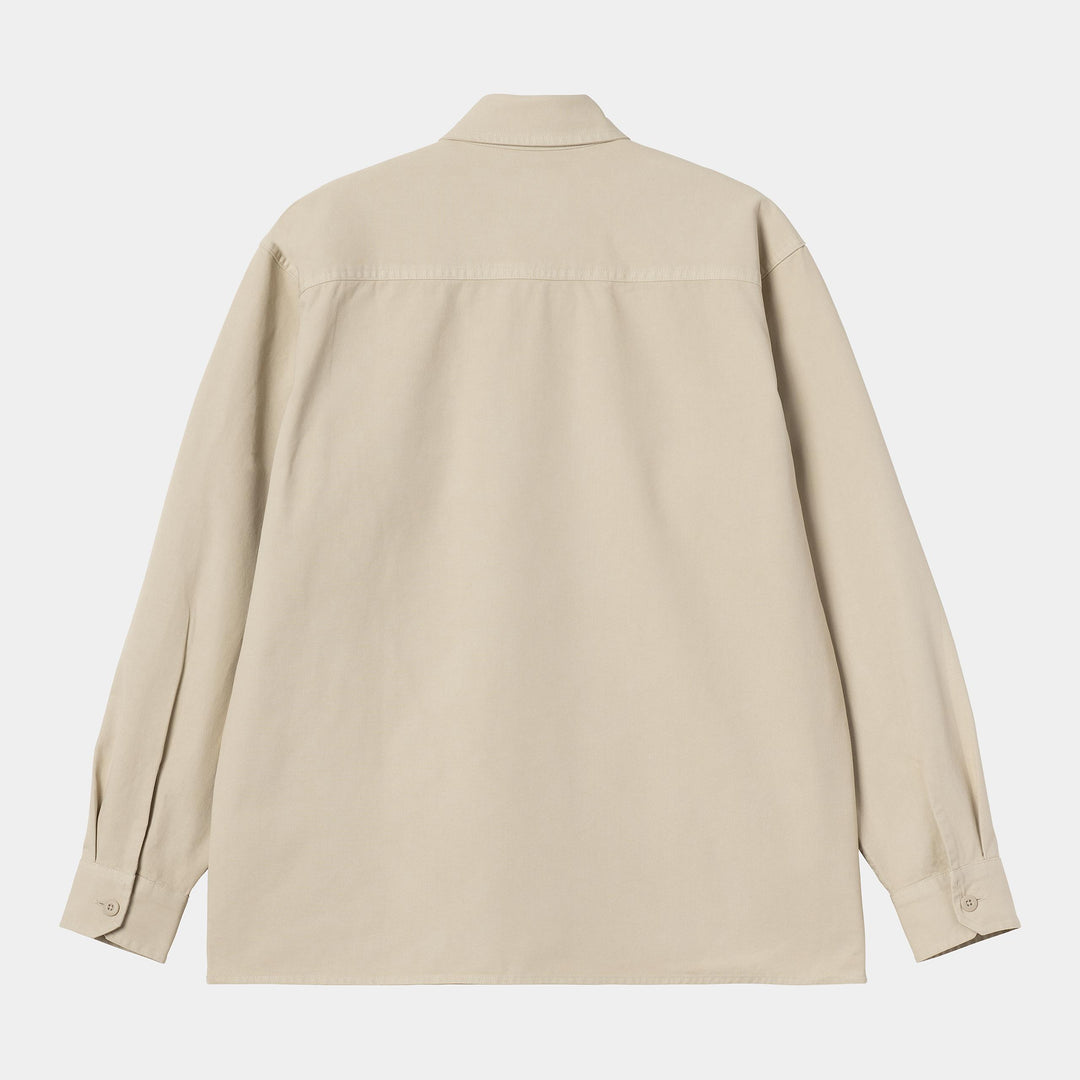 Reno Shirt Jac 100 % Cotton Fleur De Sel garment dyed