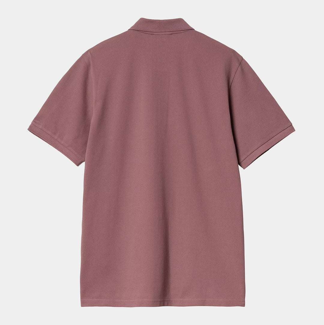 S/S Chase Pique Polo - dusty pink