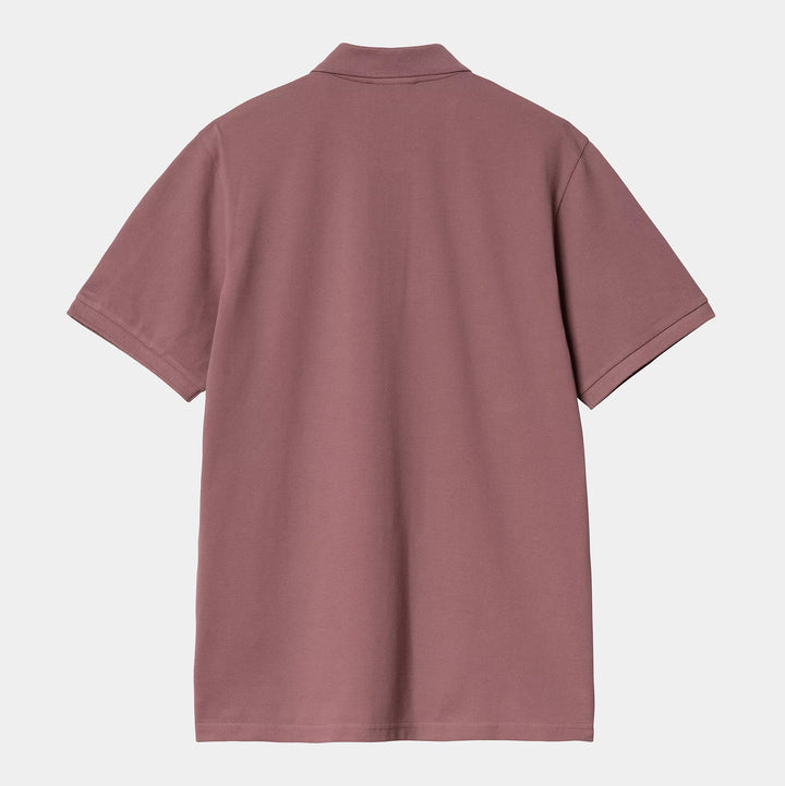 S/S Chase Pique Polo - dusty pink