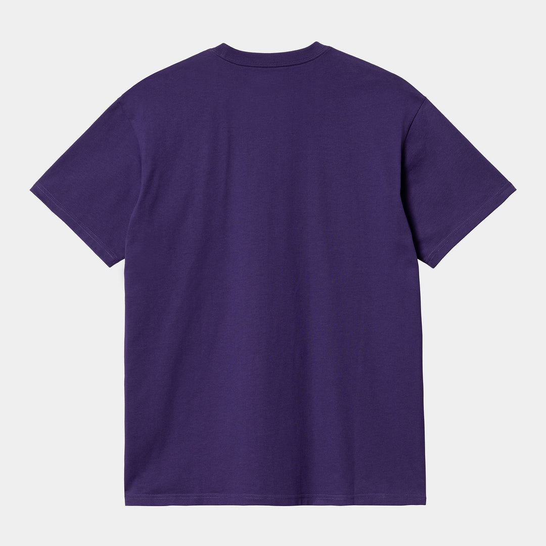 S/S Chase T-Shirt - Tyrian / gold
