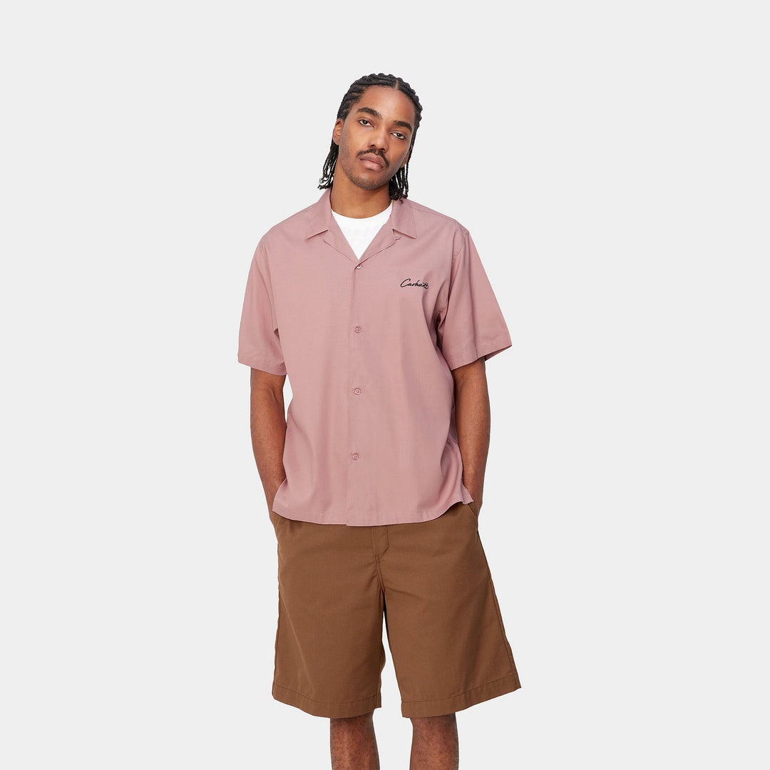Delray Shirt 60/40 % Tencel/Cotton Glassy Pink/ Black -