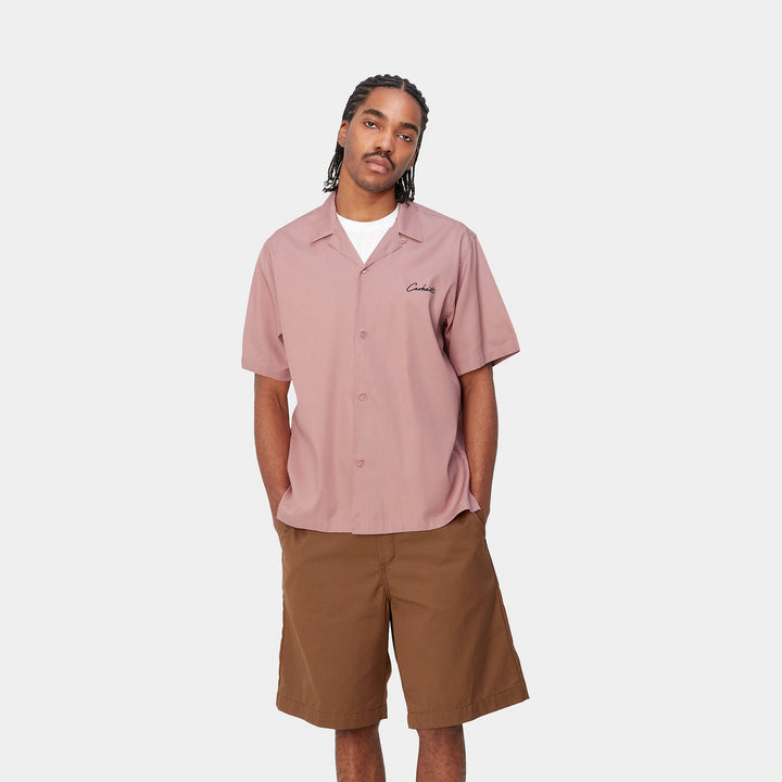 Delray Shirt 60/40 % Tencel/Cotton Glassy Pink/ Black -
