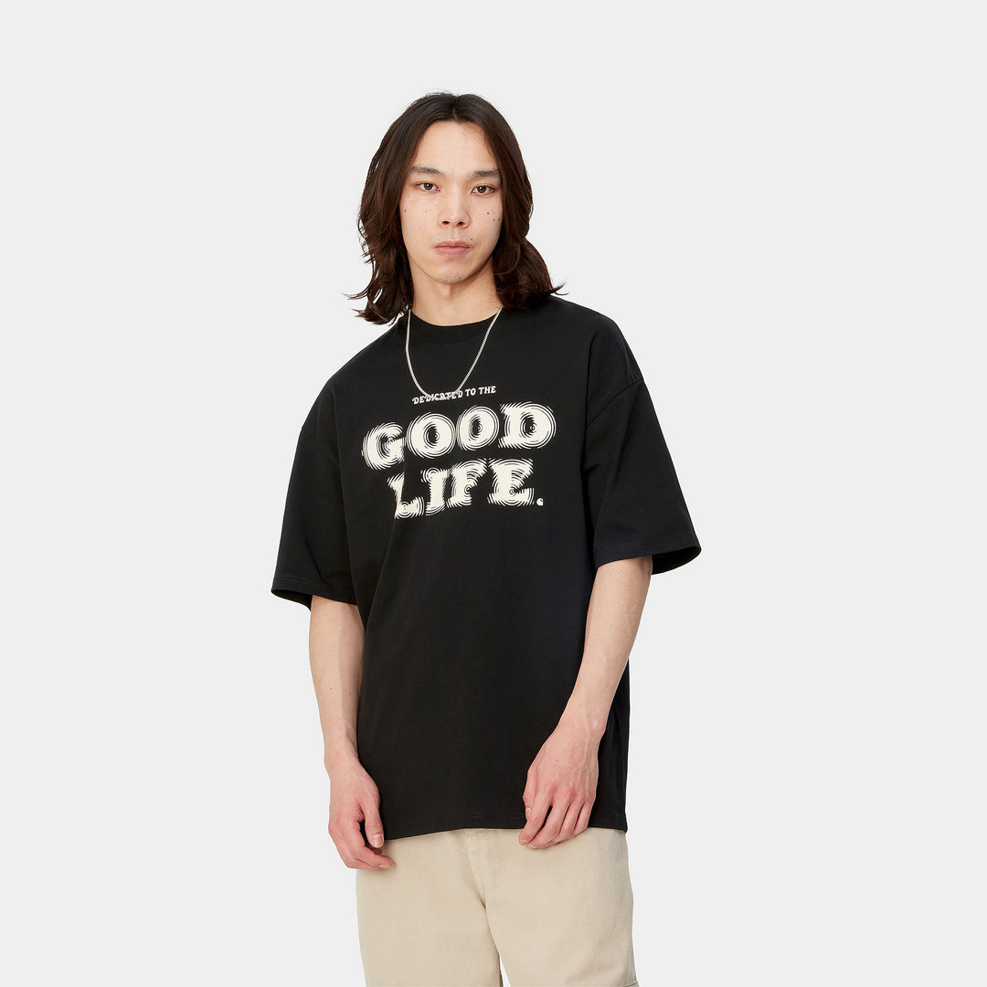 Mist T-Shirt 100 % Organic Cotton Black / Wax