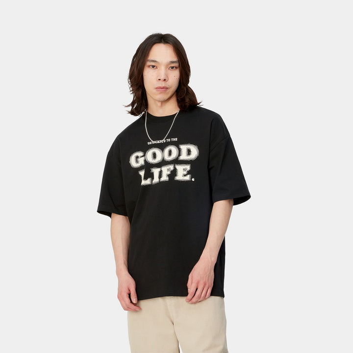 Mist T-Shirt 100 % Organic Cotton Black / Wax