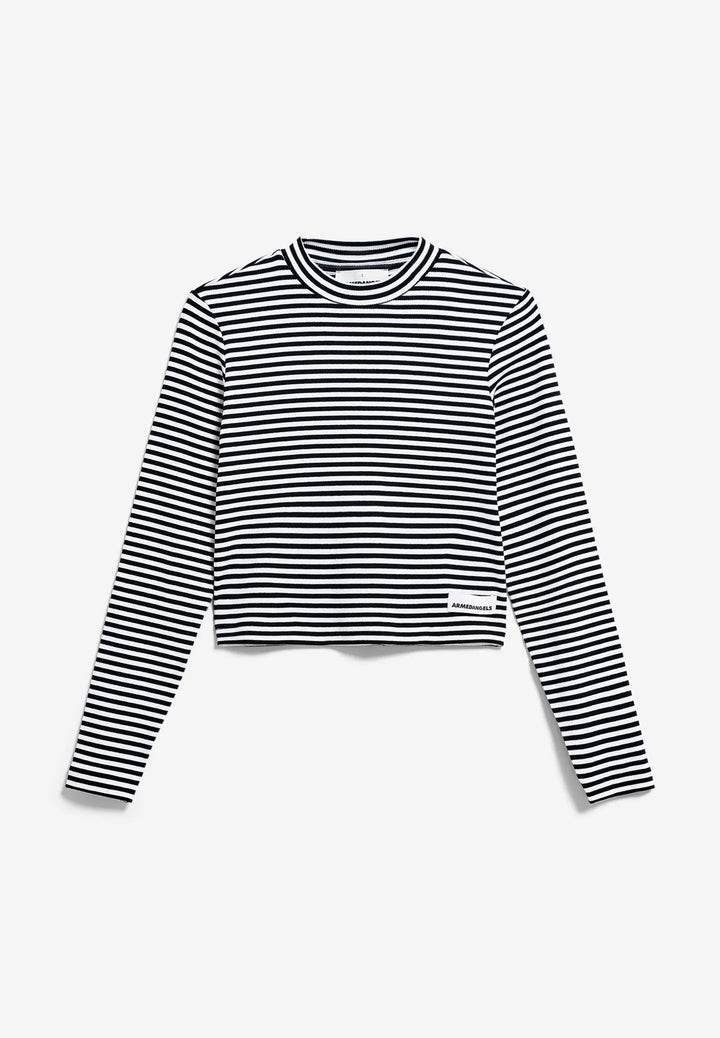 SALMARAA STRIPES - black-white