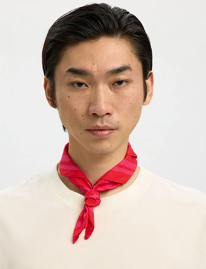 NICOLAJ AMOUR BANDANA - poinsettia